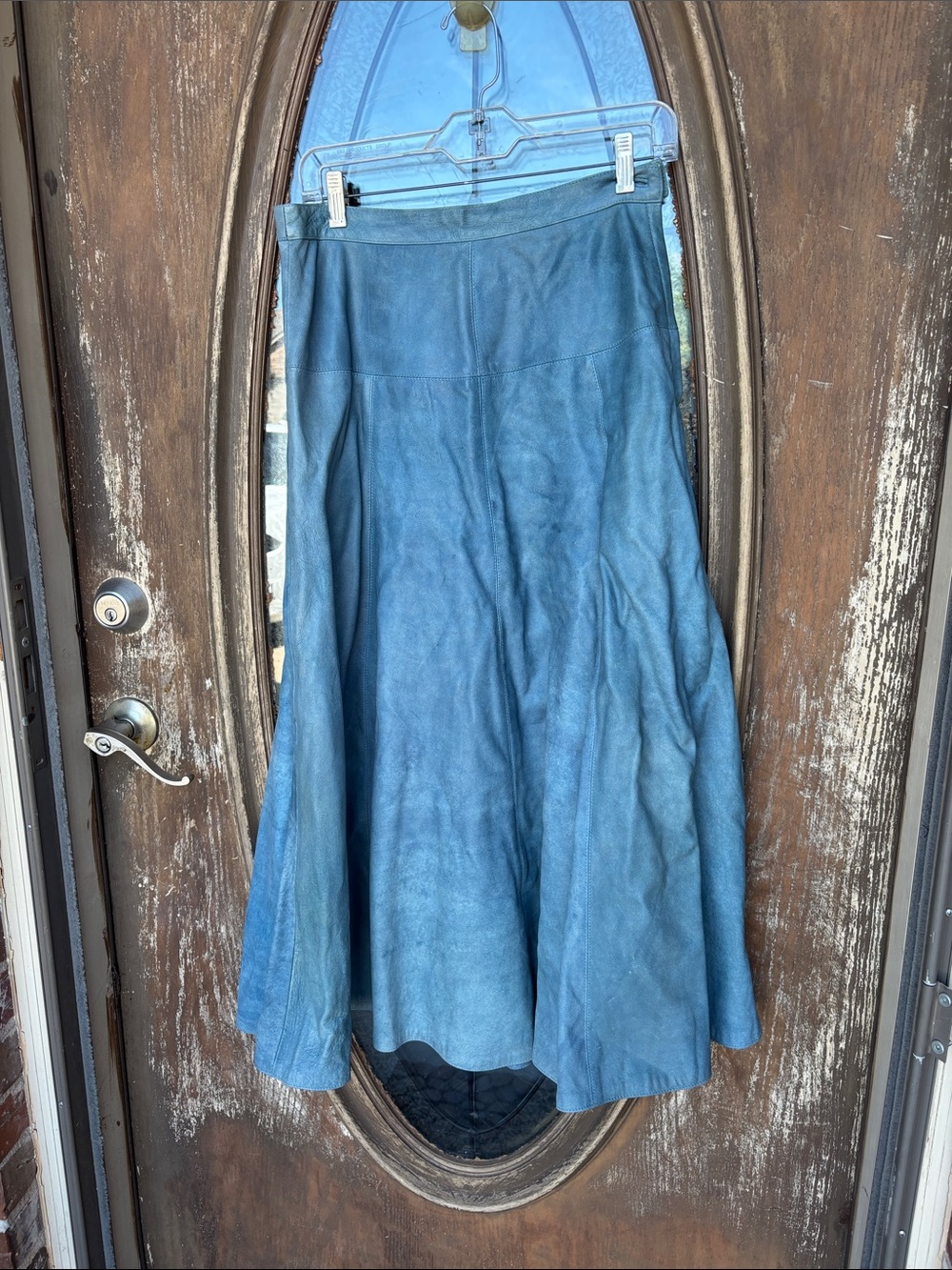Neumann Marcus 100% leather maxi skirt! Size 10